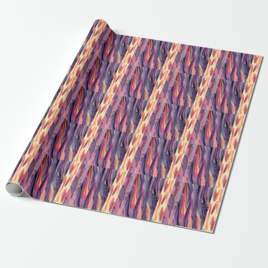 coral and violet pattern geschenkpapier (Ungerollt)