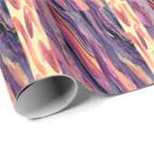 coral and violet pattern geschenkpapier (Rolleneckpunkt)
