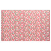 Coral Aqua und Mint Ikat Paisley Stoff (Fat Quarter (45,7 x 55,9 cm))
