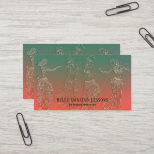 Coral Aquamarin Bly Dancing Lessings Tanz Visitenkarte