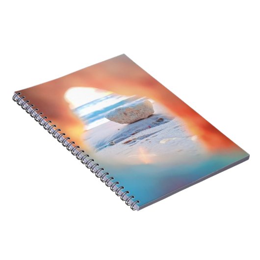 Coral Beach View Notebook Notizblock (Rechte Seite)