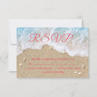 Coral Beach Waves UAWG RSVP Karte
