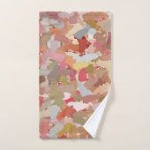 Coral Beads Paint Spritzer 5050 Badhandtuch Set (Handtuch)