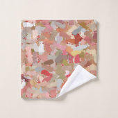 Coral Beads Paint Spritzer 5050 Badhandtuch Set (Waschlappen)