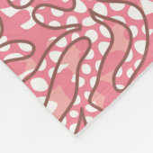 Coral Beauty: Underwater Pattern Wonderland. Fleecedecke (Ecke)