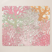 Coral Beauty: Underwater Pattern Wonderland. Sherpadecke (Vorderseite (Horizontal))