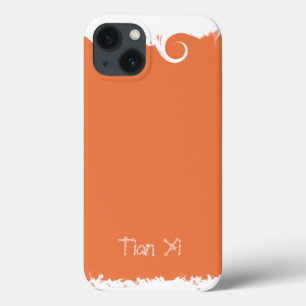 Coral Beruflich Elegante Moderne iPhone 13 Hülle