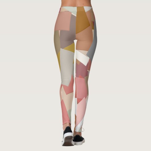 Coral Blocks Leggings (Rückseite)