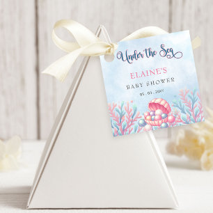 Coral Blue unter der Sea Marine Life Baby Dusche Geschenkanhänger