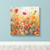 Coral Blume Art Landscape Design Leinwanddruck (Insitu (Holzboden))