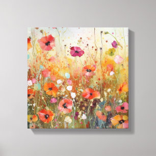 Coral Blume Art Landscape Design Leinwanddruck