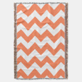 Coral Bold Zickzack Decke (Vorderseite Vertikal)