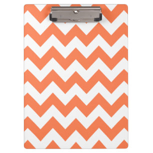 Coral Bold Zickzack Klemmbrett