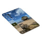 Coral Boulder - Bathsheba, Barbados Magnet (Rechte Seite)