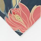 Coral Breeze Floral Fleecedecke (Ecke)