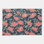 Coral Breeze Floral Geschirrtuch (Horizontal)