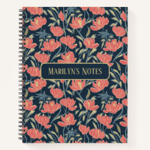 Coral Breeze Floral Personalisiert