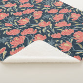 Coral Breeze Floral Sherpadecke (3/4)