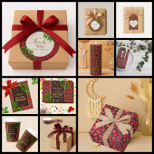 Coral Brown Leopard Print Thank You Serviette