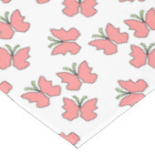 Coral Butterfly Tischdecke (Schrägansicht)