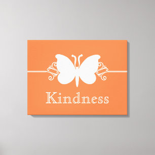 Coral Butterfly Wirbel Virtuvas Canvas Print Leinwanddruck