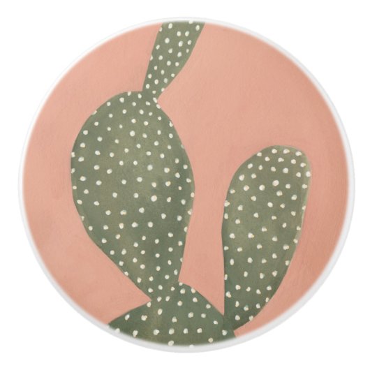 Coral Cacti Keramikknauf (Vorderseite)