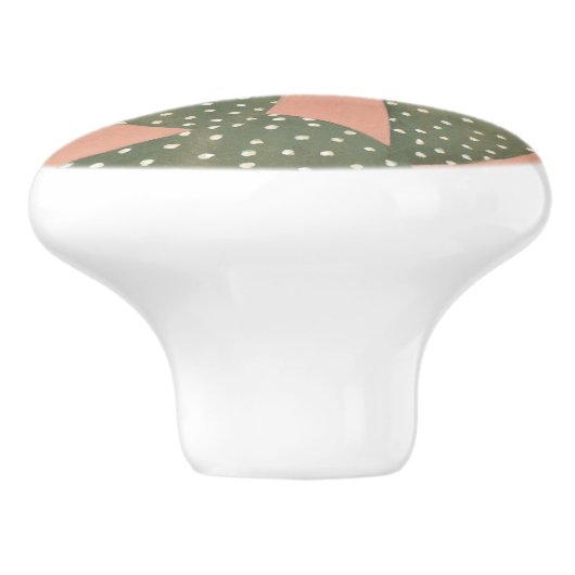 Coral Cacti Keramikknauf (Seitenansicht)