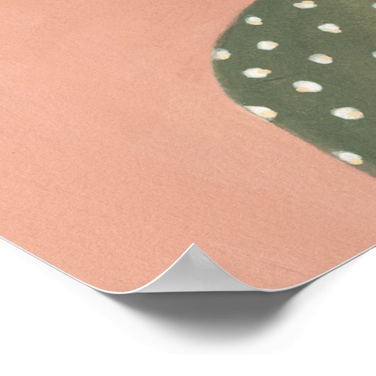 Coral Cacti Poster (Ecke)
