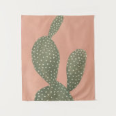 Coral Cacti Wandteppich (Vorderseite)