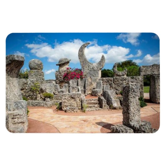 Coral Castle Flexible Magnet (Horizontal)