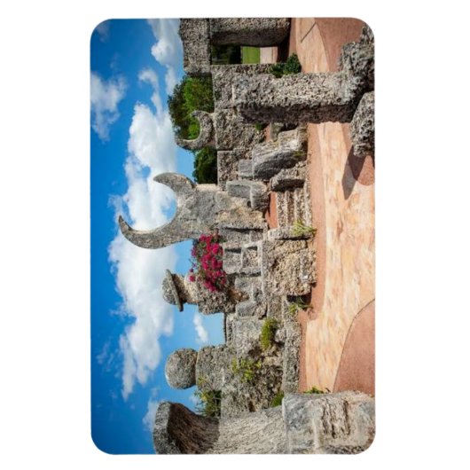 Coral Castle Flexible Magnet (Vertikal)