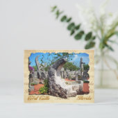 Coral Castle, Florida - Mondbrunnen Postkarte (Stehend Vorderseite)