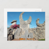 Coral Castle, Miami Postkarte (Vorne/Hinten)