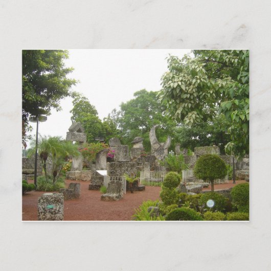 Coral Castle Postkarte (Vorderseite)