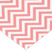 Coral Chevrons Pattern Kurzer Tischläufer (Ecke)