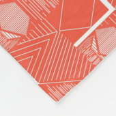 Coral Chic Mod Design Fleecedecke (Ecke)