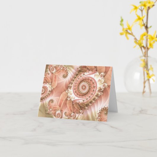 Coral Chorus Line Karte (Gelbe Blume)