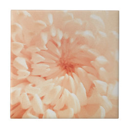 Coral Chrysanthemum Fliese