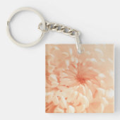 Coral Chrysanthemum Schlüsselanhänger (Vorderseite)