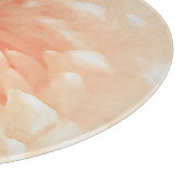 Coral Chrysanthemum Schneidebrett (Ecke)