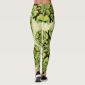 Coral Circles Tropical Green Leggings (Rückseite)