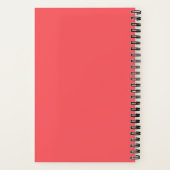 Coral Classic Monogram Notizblock (Rückseite)