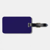 Coral Collage Luggage Tag Gepäckanhänger (Rückseite horizontal)