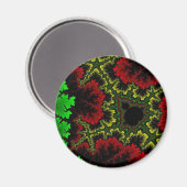 Coral Collage Magnet (Vorderseite/Rückseite)