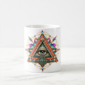 Coral Compass Eye Kaffeetasse (Mittel)