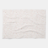 Coral Confetti Wasserfarbe Dots Küchentücher (Horizontal)