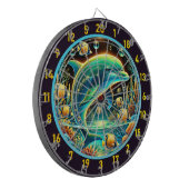 Coral Cove Dolphin Dartboard Adventure Dartscheibe (Vorderseite Links)