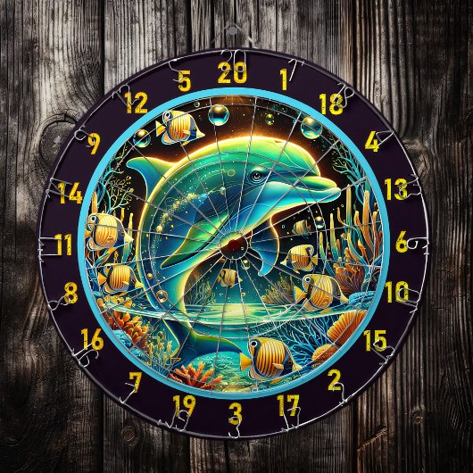 Coral Cove Dolphin Dartboard Adventure Dartscheibe