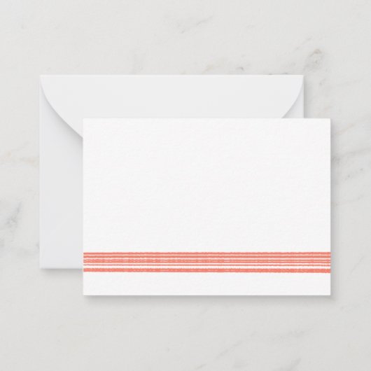 Coral Crush Mini Cards Mitteilungskarte (Rückseite)