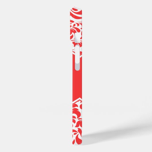 Coral Damask Custom Monogram Mit Monogramm Case Ma (Rückseite / Links)